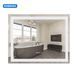 Зеркало Qtap Mideya (DC-F614) 1000х800 с LED-подсветкой Touch, с антизапотеванием, с часами, диммером, рег. яркости QT2078F614W SD00036735 фото 1